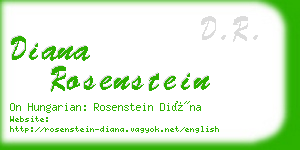 diana rosenstein business card